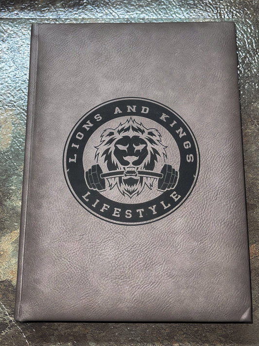 Lions And Kings Lifestyle Engraved Leather Journal