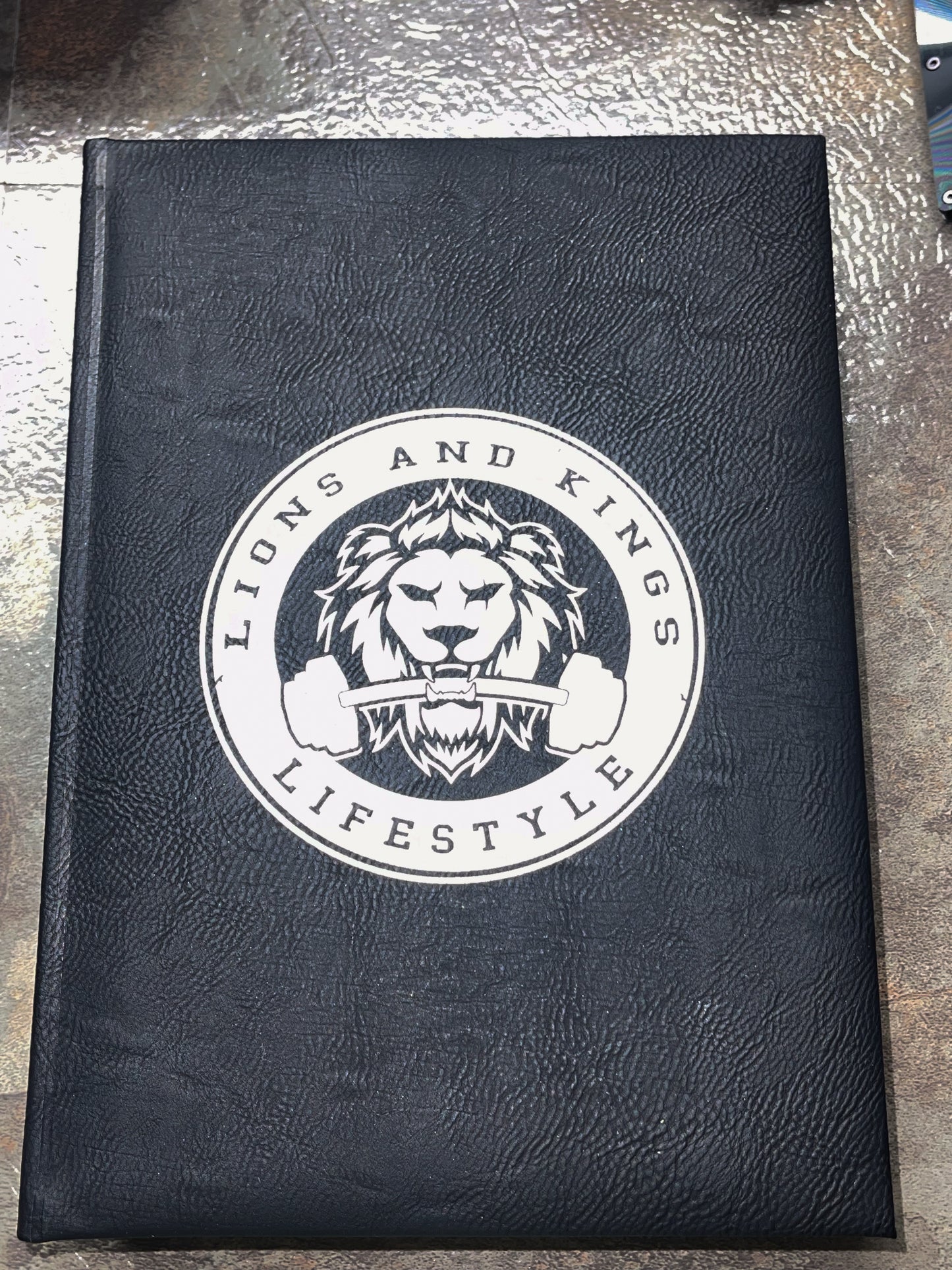 Lions And Kings Lifestyle Engraved Leather Journal