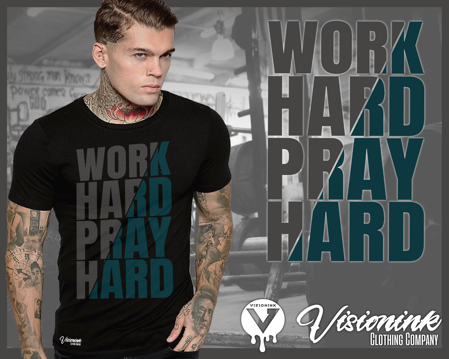 VISIONINK Work Hard Pray Hard ( Discontinued )